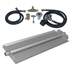 30 inch Powder Coated Linear Burner Pan Kit LP for Fire Pit / Portable Tank Connection