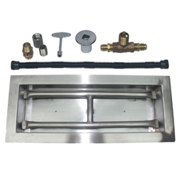 Stainless Steel Drop-In Burner Kit for LP drop-in burner kit, stainless steel burner kit.