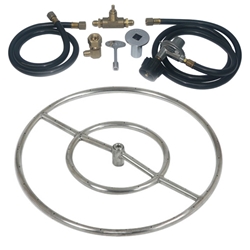 Stainless Steel Ring Burner Kits- Portable LP stainless steel ring burner, ring burner.