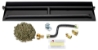 Dreffco 30" Vented NG Gas Fireplace Heavy-Duty Dual Row Gas Burner with Complete Connection Kit - Specifically for 30" Fire Logs, Easy to Install, Bonus Bag of Glowing Embers Included