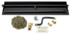 Dreffco 30" Vented LP Gas Fireplace Heavy-Duty Dual Row Gas Burner with Complete Connection Kit - Specifically for 30" Fire Logs, Easy to Install, Bonus Bag of Glowing Embers Included