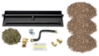 Dreffco 24" Vented LP Gas Log Fireplace Heavy-Duty Dual Row Gas Burner with Deluxe Connection Kit, Vermiculite and Glowing Embers- 2X The Flames! It's Also Easy to Install!