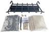 Dreffco 30" Vented NG Gas Log Fireplace Heavy-Duty Pro Fireplace Kit. Dual Row Gas Burner, Pro Connection Kit, Silica Sand, Glowing Embers, and Log Grate- Everything but the logs