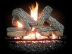 Dreffco 30" Premium Gas Logs - Match Light Kit included - For Natural Gas Vented Fireplaces - Blazing Oak Design (Logs + Match Light Kit)