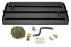 Dreffco 28" Powder Coated Steel Pan for Fire Pit or Fireplace LP - Triple Row Gas Burner Pan & Connection Kit-Specifically for 28" Fire Logs, Easy to Install + Bonus Bag of Glowing Embers
