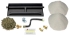 Dreffco 18" Vented NG Gas Log Fireplace Heavy-Duty Dual Row Gas Burner with Deluxe Connection Kit, Silica Sand and Glowing Embers- 2X The Flames! It's Also Easy to Install!
