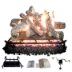 Dreffco Premium Gas Logs - for Vented Fireplaces, Natural Gas or Liquid Propane - Great Oak Design (Safety Pilot Log Kit (LP), 30")