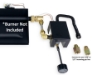 Dreffco Gas Safety Pilot Kit - Vented Gas Log Fireplace Safety Pilot Kit for Liquid Propane - 90000 BTU Output, Includes Non-Whistle Flex Line (Burner Not Included) - DR-A-SPV-LP