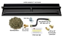 Dreffco 30" Vented NG Gas Fireplace Heavy-Duty Dual Row Gas Burner with Complete Connection Kit - Specifically for 30" Fire Logs, Easy to Install, Bonus Bag of Glowing Embers Included - DR-FPLBK1-30-NGP