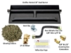 Dreffco 18" Vented LP Gas Fireplace Heavy-Duty Dual Row Gas Burner with Complete Connection Kit - Specifically for 18" Fire Logs, Easy to Install, Bonus Bag of Glowing Embers Included - DR-FPLBK1-18-LPP