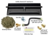 Dreffco 18" Vented NG Gas Fireplace Heavy-Duty Dual Row Gas Burner with Complete Connection Kit - Specifically for 18" Fire Logs, Easy to Install, Bonus Bag of Glowing Embers Included - DR-FPLBK1-18-NGP