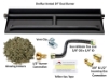 Dreffco 24" Vented NG Gas Fireplace Heavy-Duty Dual Row Gas Burner with Complete Connection Kit - Specifically for 24" Fire Logs, Easy to Install, Bonus Bag of Glowing Embers Included - DR-FPLBK1-24-NGP