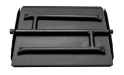 Dreffco 17 Inch Powder Coated Steel Fire Pit or Fireplace Triple Flame Row Gas Burner Pan LP. Now Includes a Bonus Bag of Glowing Embers! - DR-B-PCTP-18LP