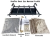 Dreffco 24" Vented LP Gas Log Fireplace Heavy-Duty Pro Fireplace Kit. Dual Row Gas Burner, Pro Connection Kit, Vermiculite, Glowing Embers, and Log Grate- Everything but the logs - DR-FPLBK4-24-LP