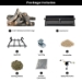Dreffco Premium Gas Logs - for Vented Fireplaces, Natural Gas or Liquid Propane - Great Oak Design (Safety Pilot Log Kit (LP), 18") - DR-GL-GTO-ML18-LP