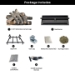 Dreffco Premium Gas Logs - for Vented Fireplaces, Natural Gas or Liquid Propane - Great Oak Design (Remote Log Kit (NG), 30") - DR-GL-GTO-RVS30-NG