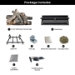 Dreffco Premium Gas Logs - for Vented Fireplaces, Natural Gas or Liquid Propane - Great Oak Design (Remote Log Kit (NG), 24") - DR-GL-GTO-RVS24-NG