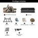 Dreffco Premium Gas Logs - for Vented Fireplaces, Natural Gas or Liquid Propane - Great Oak Design (Remote Log Kit (NG), 18") - DR-GL-GTO-RVS18-NG